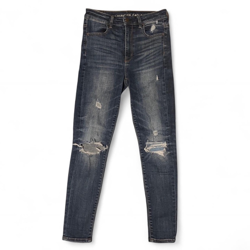 American Eagle ripped skinny jeans